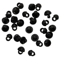 buttinette Kunststoff-Augen, Größe: 5 + 6 mm, 50 Stück