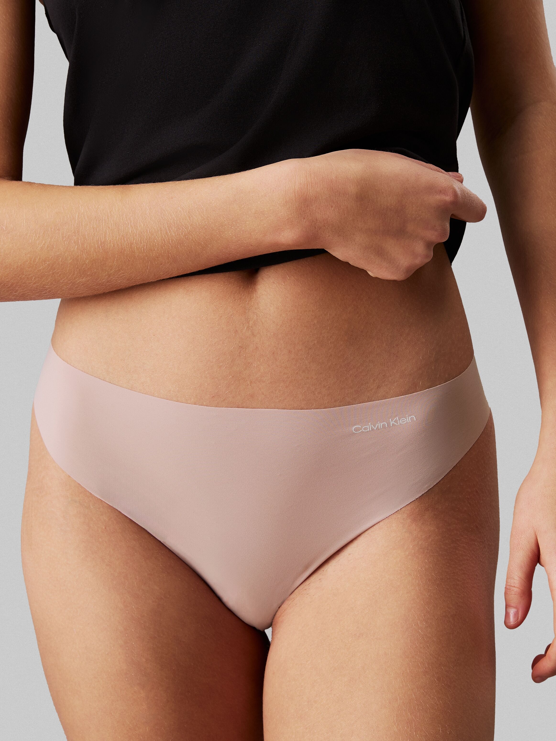 Tanga "THONG 3PK", Damen, Gr. XL (42/44), Jersey, rosa (subdued with ivory logo (3)), Jersey, Obermaterial: 73% Polyamid, 27% Elasthan, CALVIN KLEIN UNDERWEAR, unifarben, körpernah, Unterhosen Tanga, mit Logo-Schriftzug subdued with ivory logo (3) XL (42/