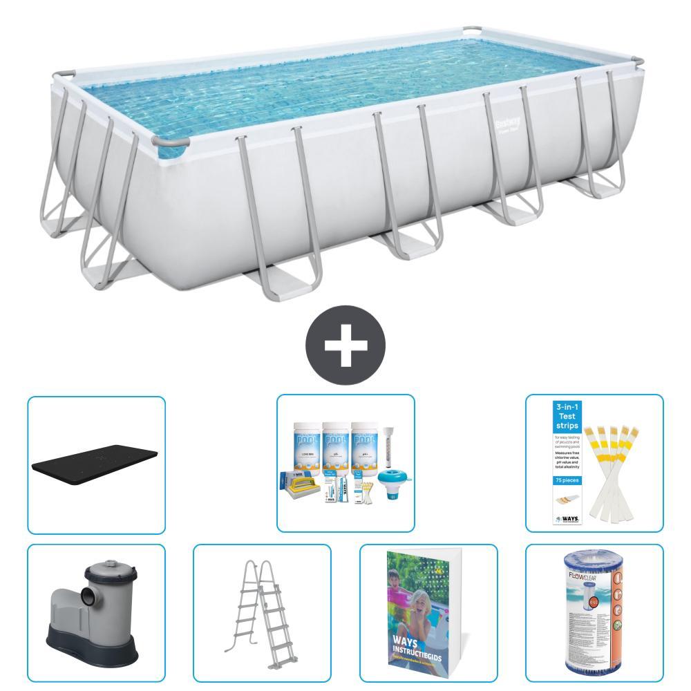 Bestway Power Steel Rechteckig - 549x274x122 cm - 6-teilig S556