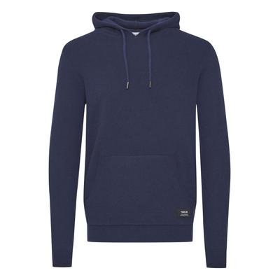 Kapuzenpullover SOLID "Kapuzenpullover SDKay", Herren, Gr. L, blau (insignia blau), Obermaterial: 100% Baumwolle CO recyc.., Pullover Kapuzenpullover
