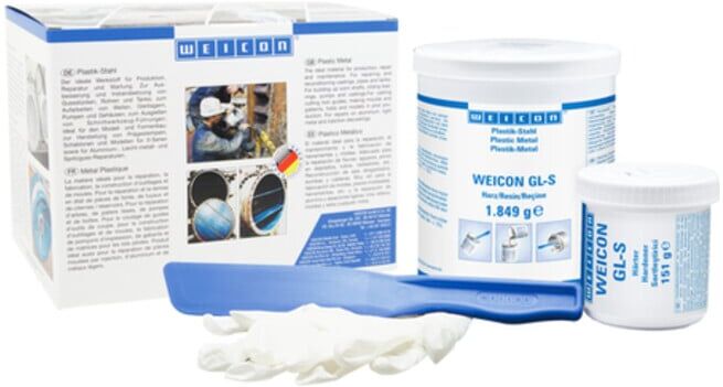 WEICON Epoxidharz-System GL-S 2kg mineralisch gefüllt grün (10060363)