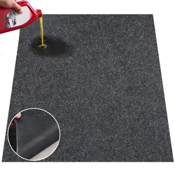 VEVOR Garagenbodenmatte 914,4 x 1524 x 2,4 mm Werkstattboden 820-850 g/m2 Garagenboden Filz & TPE Öl Auffangmatte Garagenmatte Servicematte Bodenschutz Bodenplatten für Garage