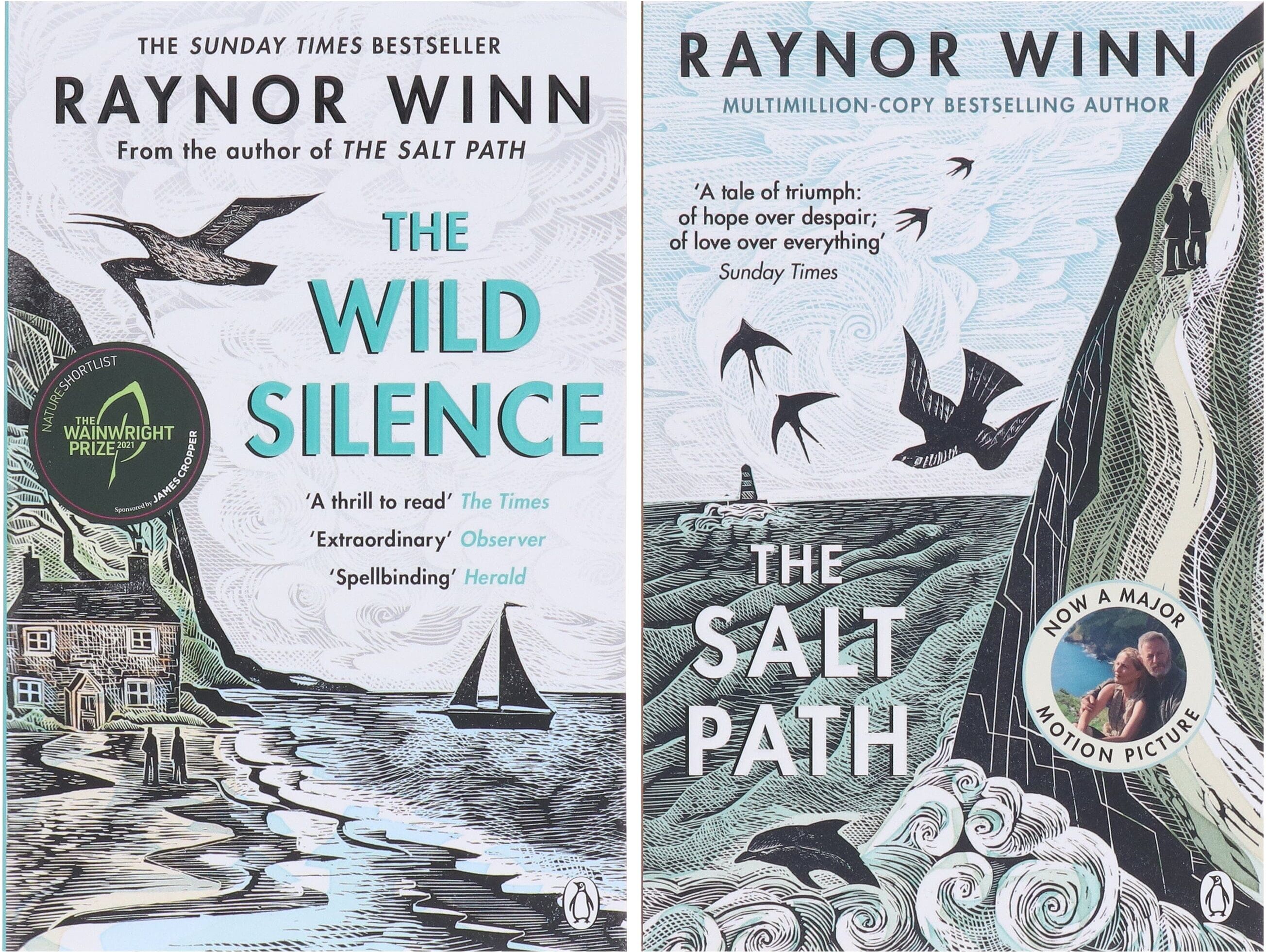 Raynor Winn Collection (The Wild Silence & The Salt Path) 2 Books Set - Non Fiction - Paperback Penguin Random House