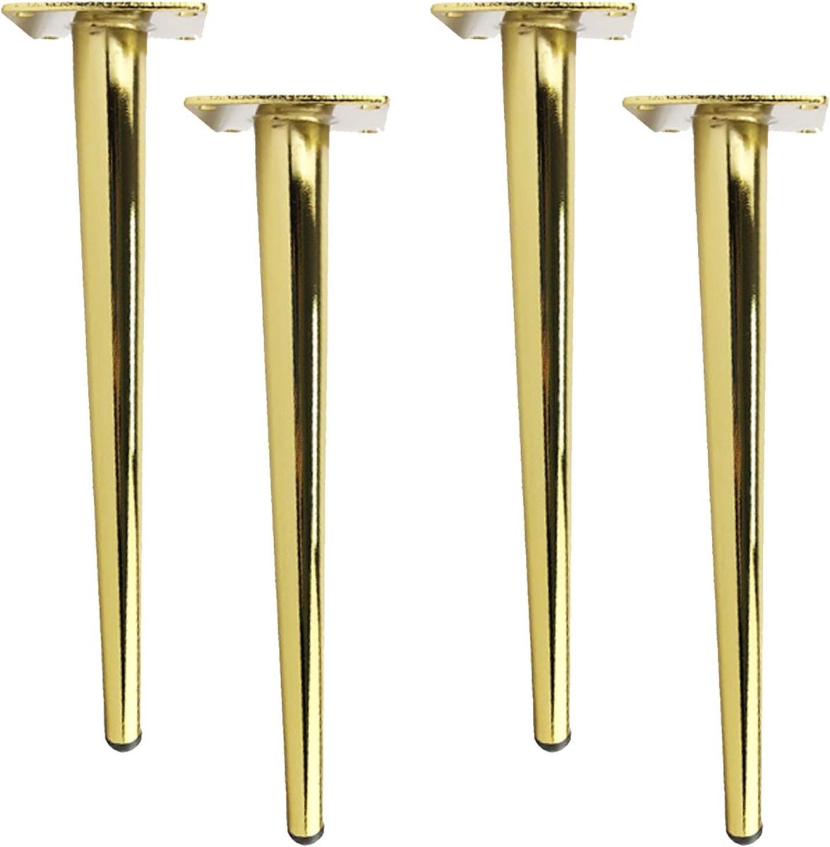 Gouden vervangende meubelpoten van 65 cm voor het verhogen van meubels en tafels