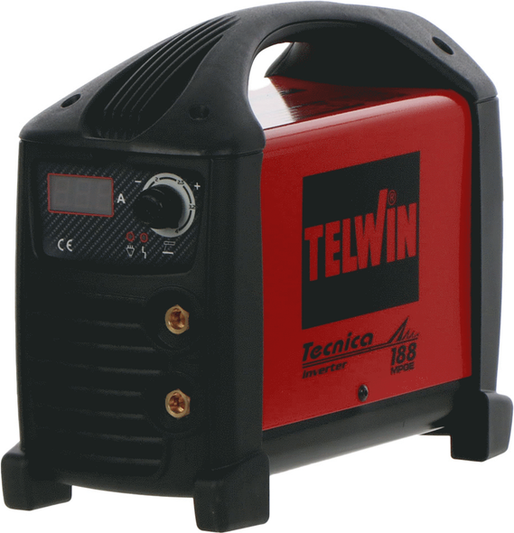 Telwin Tecnica 188 MPGE - Saldatrice Inverter (MMA, TIG), corrente continua (DC)
