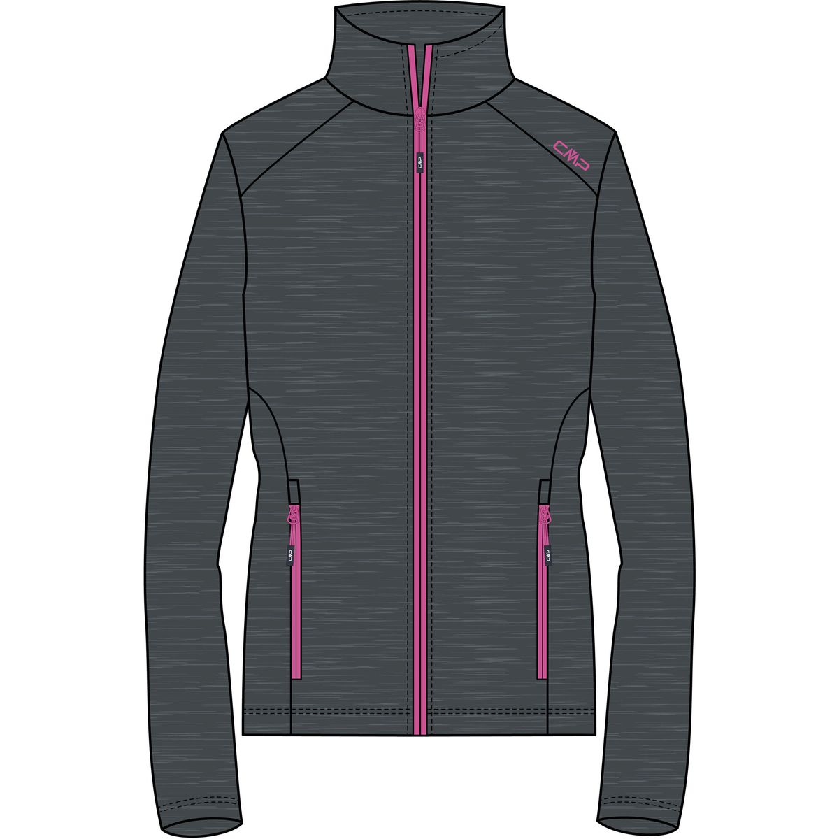 CMP Woman Jacket titanio mel-festival (60UT) 34 30E9686-60UT-34