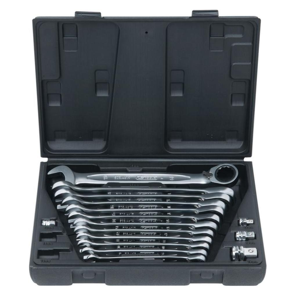 KS Tools GEARplus Ratschenringmaulschlüssel-Satz 503.4666 (19 mm) (503.4666)