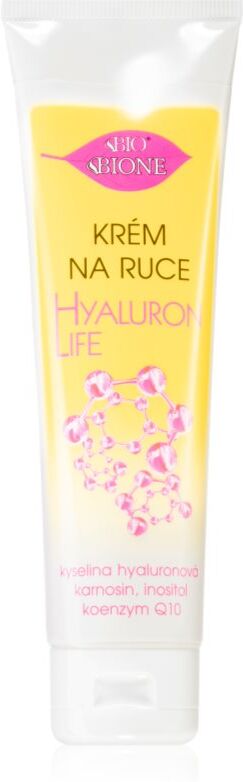 Bione Cosmetics Hyaluron Life hand cream with regenerative effect 100 ml