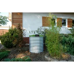 Vitavia Hochbeet Terra Rund 82 x 82 cm - 200/360/500 l 86 cm alu-natur
