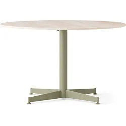 Nook Star Base Ceramic Couchtisch 80 cm, Keramik, olivgrünes Gestell