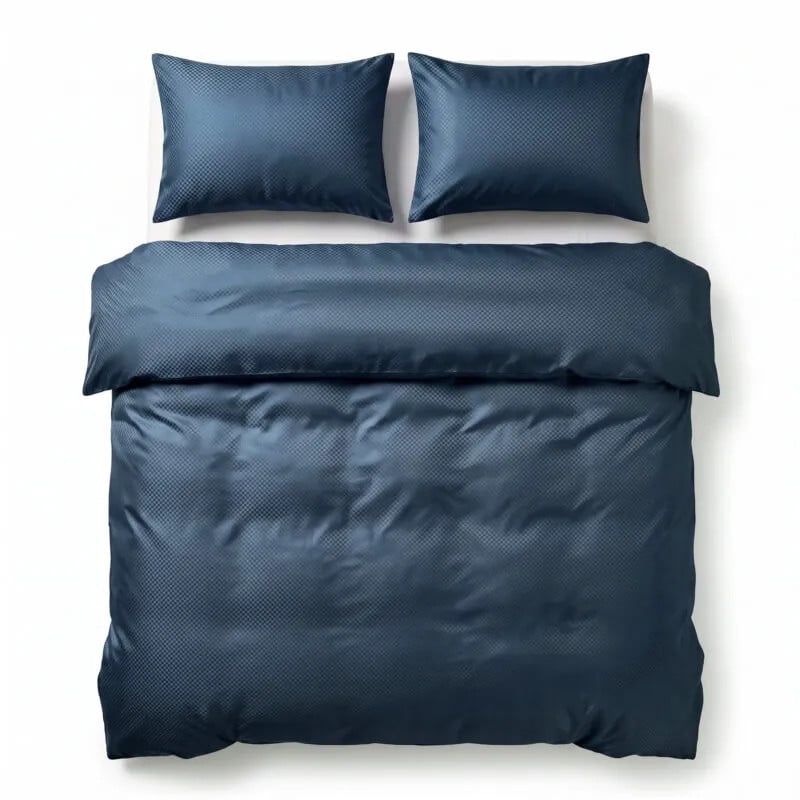 Sleeptime Satin Point Dekbedovertrek Navy 200 x 220 cm