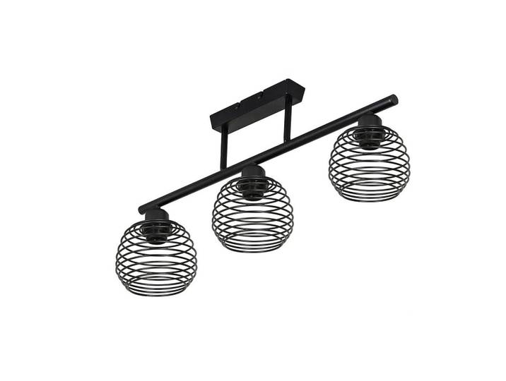 Nettlife Deckenleuchte Franz 68/15/30 cm, Schwarz, Metall, E27, 15x30x68 cm, Lampen & Leuchten, LED Beleuchtung, LED-Deckenleuchten