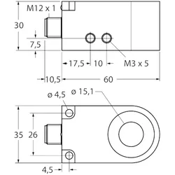Turck Sensor BI15RW30DAN6XH1141