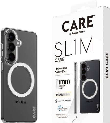 PanzerGlass Backcover Samsung Galaxy S26 Transparent Induktives Laden CR28187