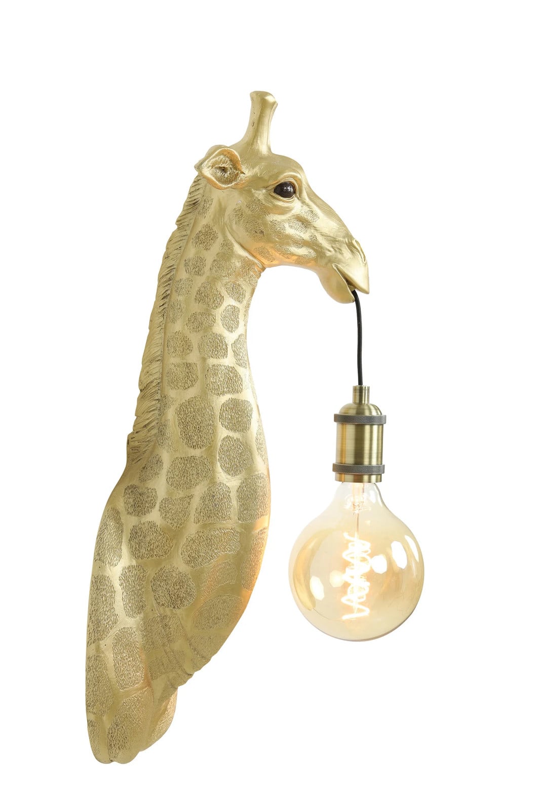Light - Living Wandlamp Giraffe in goud of zwart met LED-lamp
