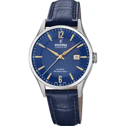 Festina Quarz Herren Klassik F20007/3 - blau - 40.0mm