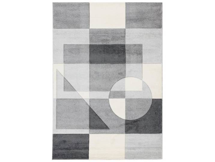 Tapis de salon - NOVATREND - CUBIK - Gris - 200x300 cm - Moderne