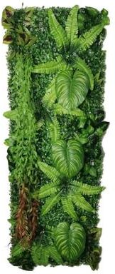 Uplift Essentials Botanical Vertical Sculpture High Definition Moss Architectural Wall Panel style 1