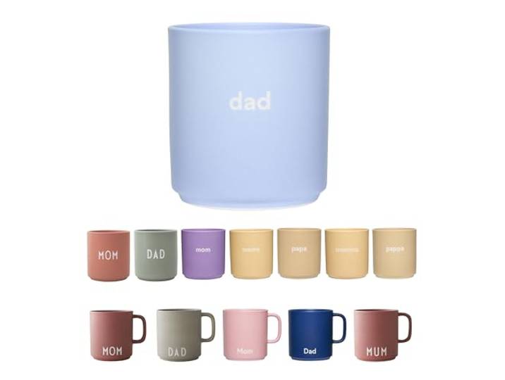 Design Letters Favoriete mok FAMILIE Papa Mok Vaderdag mok met spreuk Gepersonaliseerde Vaderdagcadeaus voor papa Decoratieve koffiemok Porseleinen koffiemok