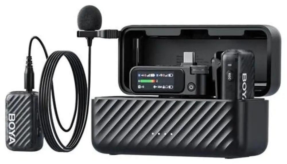BOYA BOYAMIC 2, Lavalier-Mikrofon, Taschensender, Schwarz, 115 dB, 90 dB, Audio (35 mm), USB