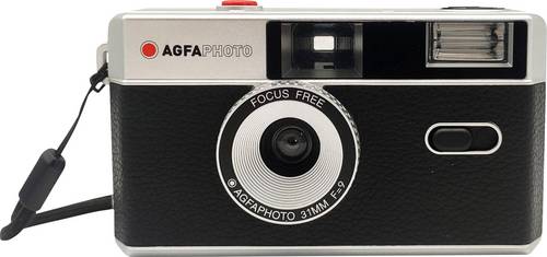 AgfaPhoto 603000 Kleinbildkamera mit eingebautem Blitz Schwarz 1 St.