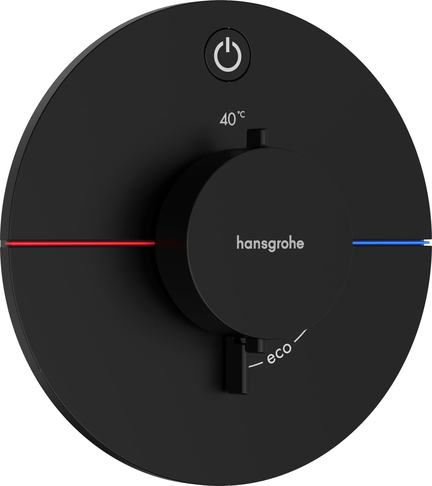 Hansgrohe ShowerSelect Comfort S thermostaat wandmontage mat zwart
