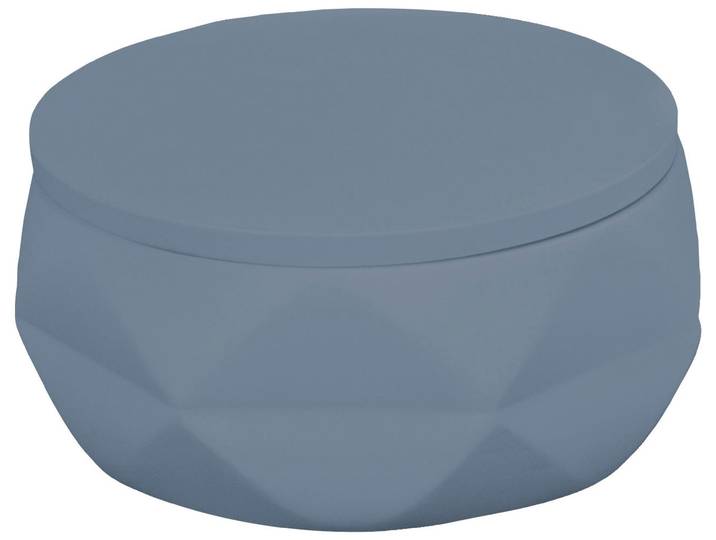 Aufbewahrungsdose KLEINE WOLKE Crackle Jar , blau (mare), Polyresin (Kunststein), Aufbewahrungsboxen, Aufbewahrungsdose