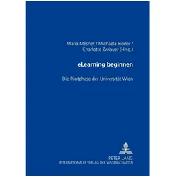 eLearning beginnen, Fachbücher von Charlotte Zwiauer, Michaela Rieder, Maria Mesner