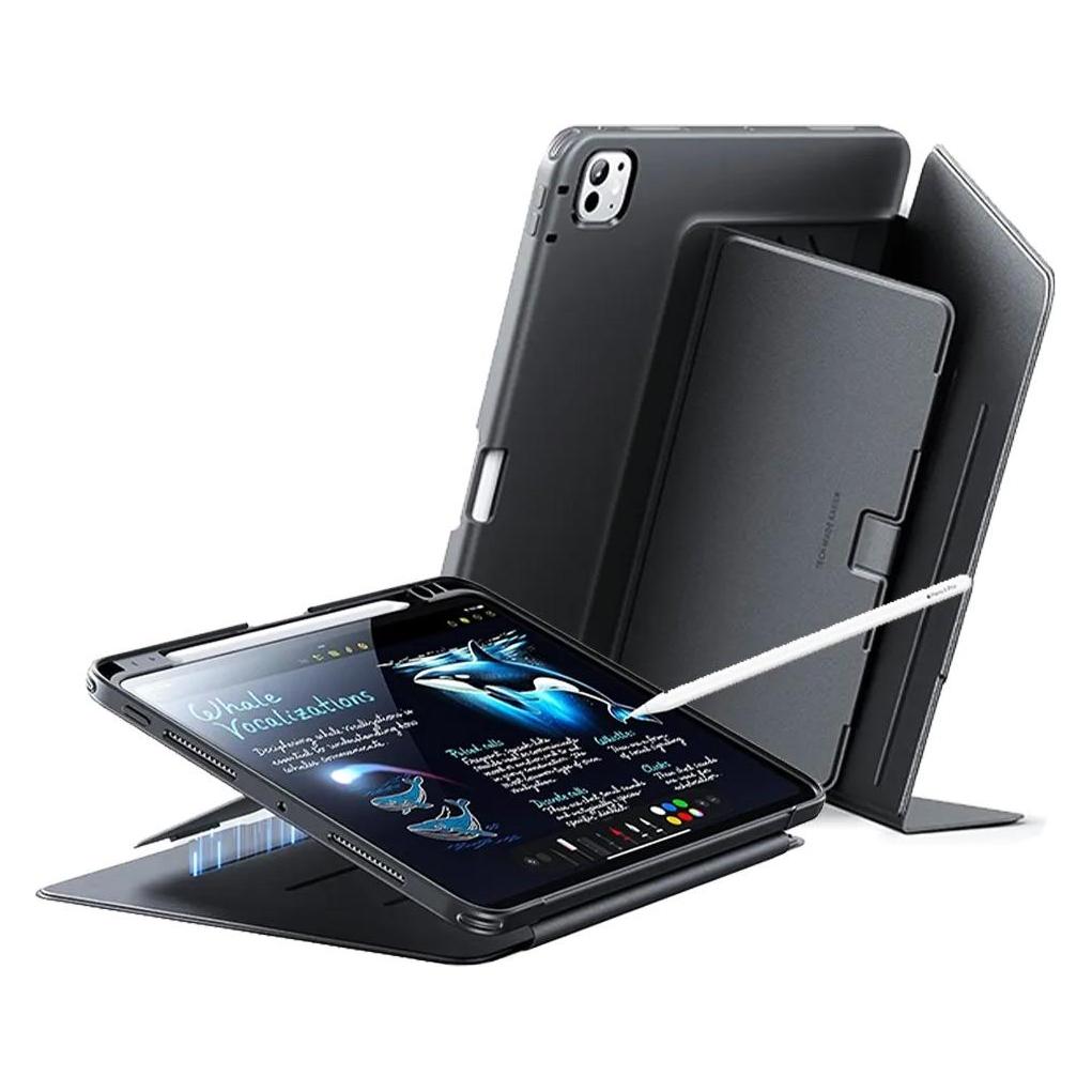 ESR - Flip Hybrid (with Pencil Holder) - iPad Pro 13 (2024) / iPad Pro 13 (2025) - Black (Apple iPad Pro 13 2024, Apple iPad Pro 13 2025) (1B217001)