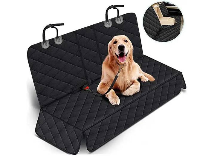 Housse de siège auto pour chien, tapis de voiture 100 % imperméable pour animaux, tapis de voiture pour animaux, tapis de voiture imperméable pour chien à l'arrière, tapis de voiture anti-salissures