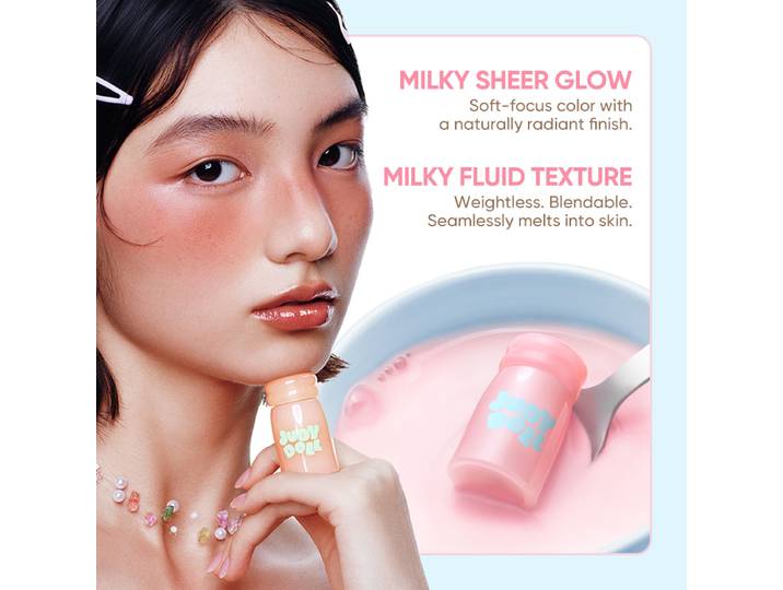 Judydoll soft fit vloeibare blush 02 chestnut sojamelk