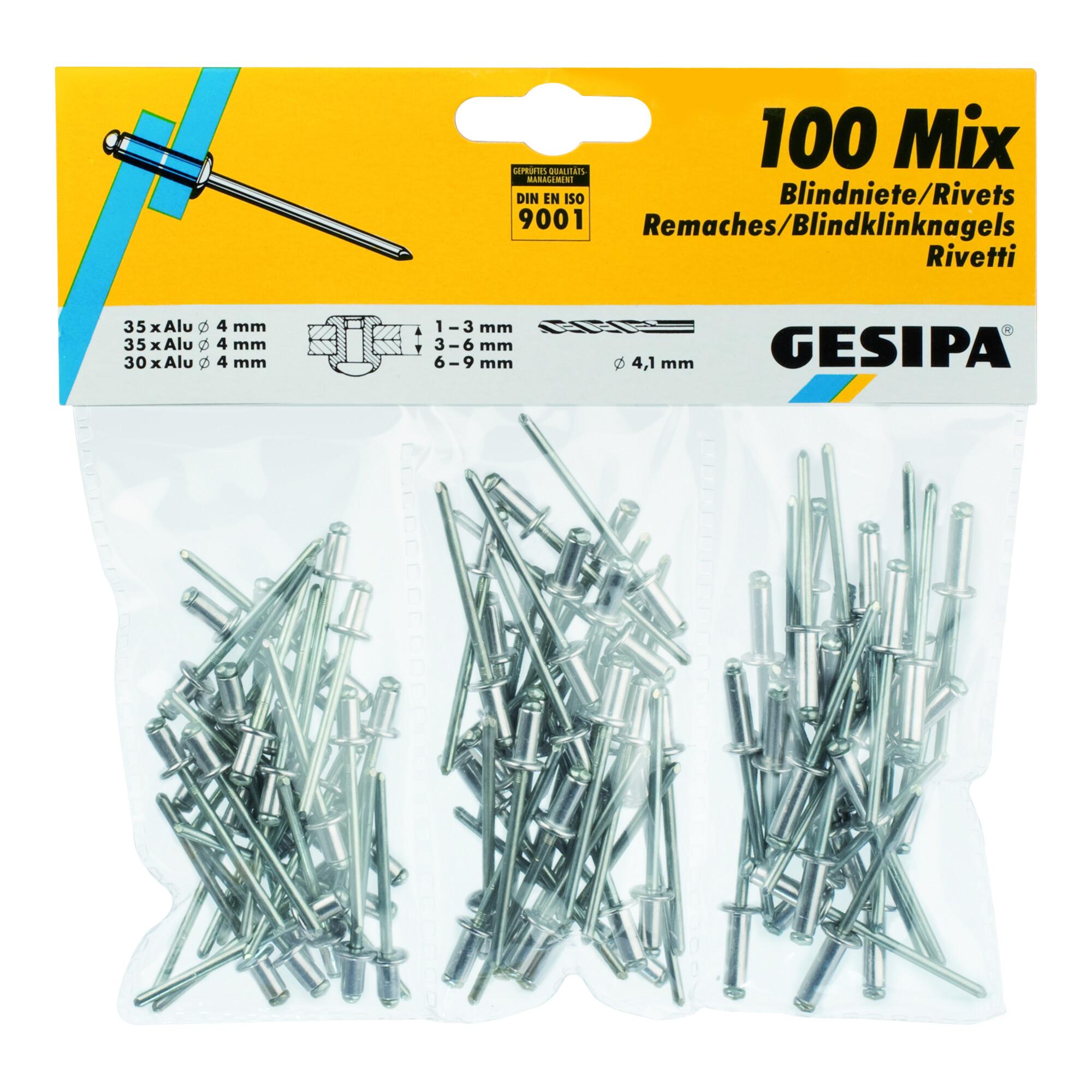 Gesipa Blindniet-Sortiment (100-teilig) (1433667)