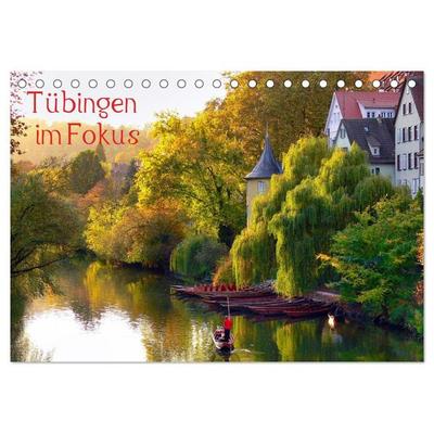 Tübingen im Fokus (Tischkalender 2027 DIN A5 quer), CALVENDO Monatskalender