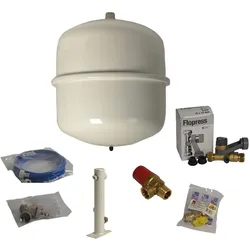 Plieger Ketel -Verbindungssatz - Expansionsmuster - 4 -Gats - 1,0 bar Pre -Druck - 18 Liter - Weiss (, Zubehör Heizen