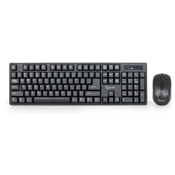Gembird KBS-W-01 Tastatur Maus enthalten Universal RF Wireless QWERTY Englisch Schwarz