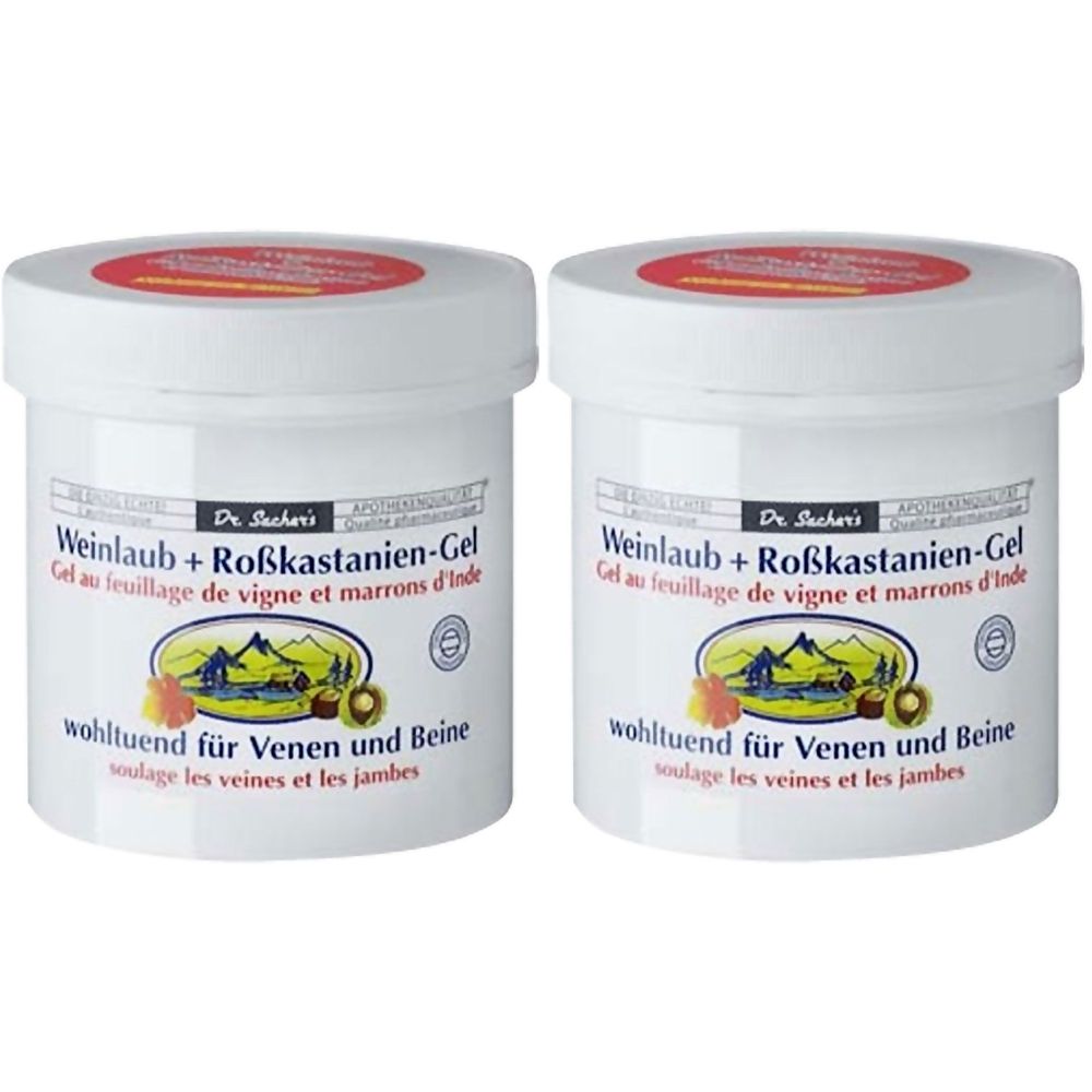WEINLAUB+Rosskastanien-Gel 2x 2x250 ml Gel