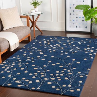 Livabliss Sakura Handmade Transitional Floral Wool Area Rug