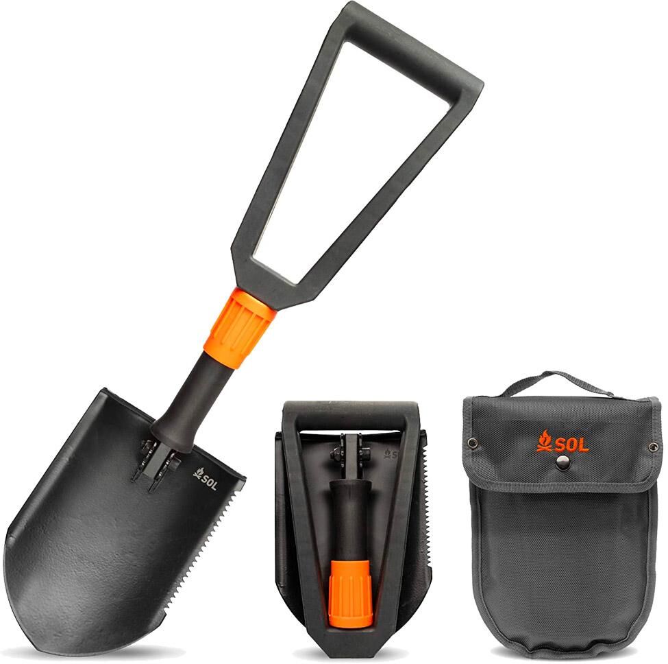 SOL  - Packable Field Shovel Black - Pelle Pliante