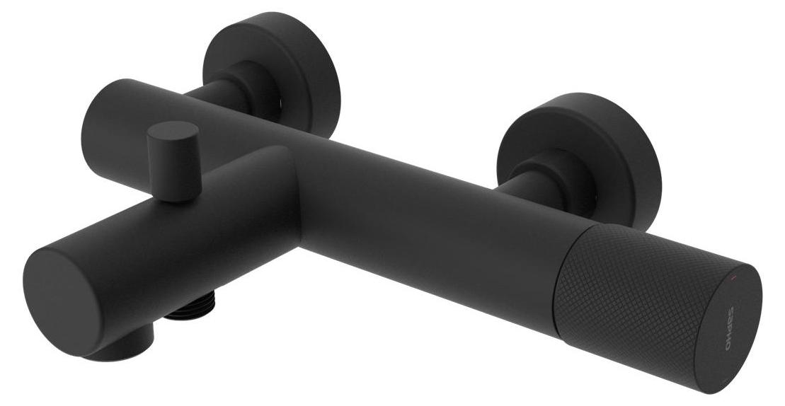 Sapho ULTRATAP Wannenarmatur, Schwarz matt