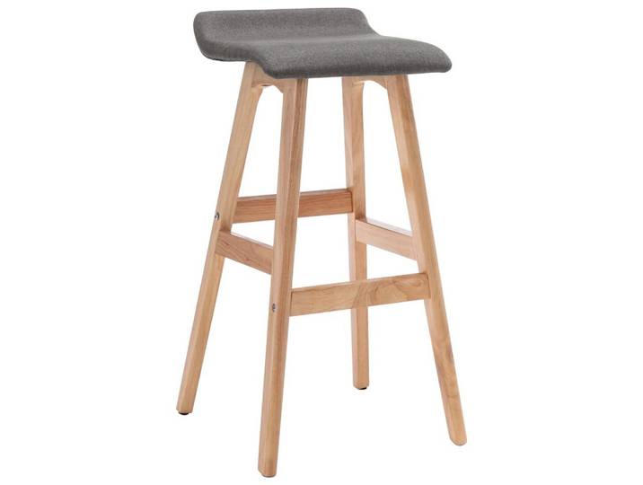 vidaXL Barhocker, Barhocker Dunkelgrau Stoff
