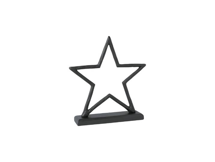 Villeroy & Boch Villeroy & Boch Stern Christmas Chic Metall Schwarz 26 cm Sterne, Schwarz