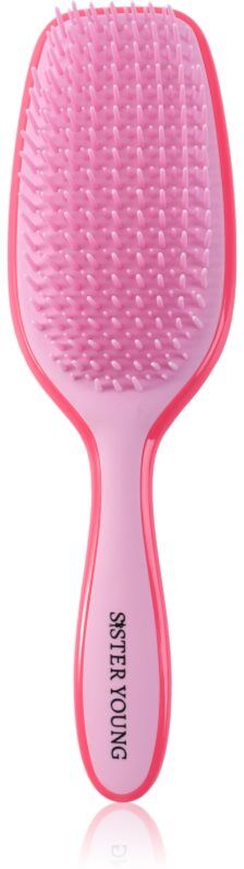 Sister Young Ayla brosse plate pour cheveux Pink 1 pcs