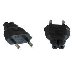 MicroConnect PEEUC7AD Eurostecker 230 V Schwarz