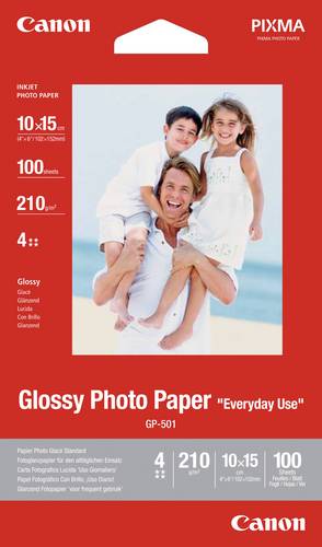 Canon GP-501 0775B003 Fotopapier 10 x 15cm 210 g/m² 100 Blatt Glänzend