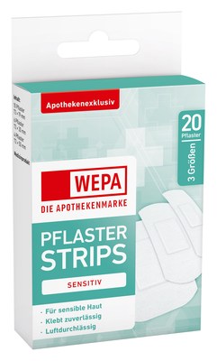 WEPA Apothekenbedarf GmbH & Co KG WEPA Pflasterstrips sensitiv 3 Größen 20 St 16233870