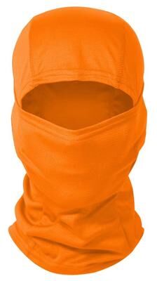 Inspired Finds Camouflage Balaclava Full Face Mask Outdoor Sports Helmet Inner Cap For Cycling Hunting Hiking Ski orange