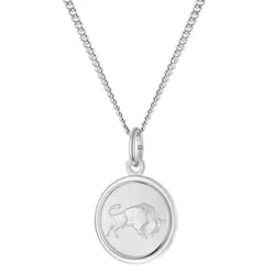 trendor 28606-05 Kinder-Halskette Sternzeichen Stier 925 Silber, 45 cm