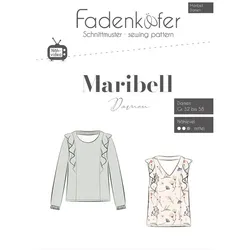 Fadenkäfer Schnitt "Bluse Maribell" für Damen