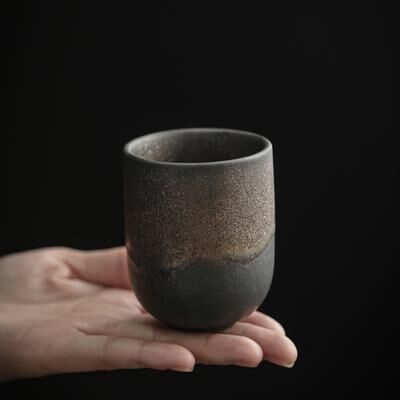 Rare Purchases Japanese Stoneware Tea Mug, New Vintage Ceramics, Kung Fu Sake Coffee Cups Drinkware a