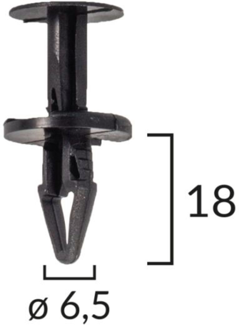 Clip, Stoßfänger ROMIX ROM C70149